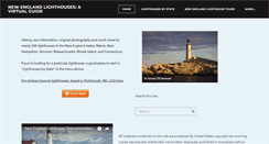 Desktop Screenshot of newenglandlighthouses.net